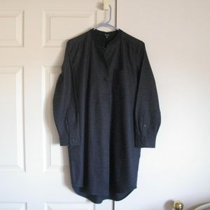 Madewell 1937 Grey Light Flannel Like Dress